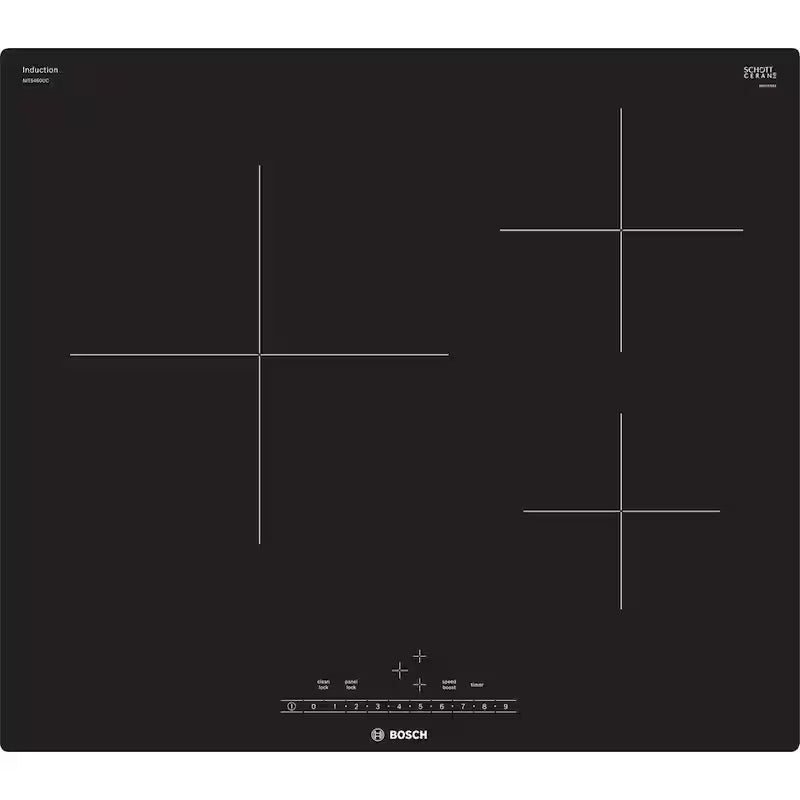 24 in. Induction Cooktop in Black with 3-Elements Z67376