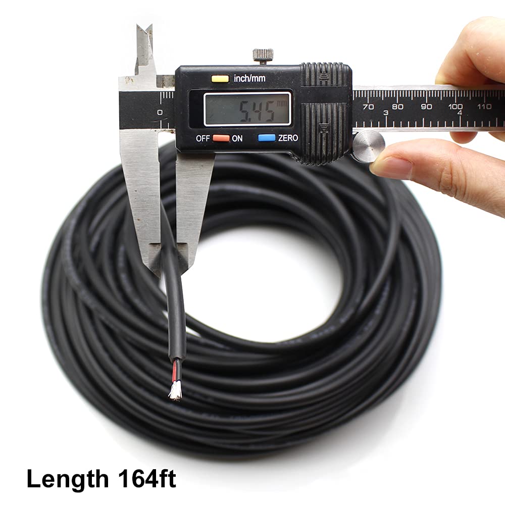 18 Gauge 2 Conductor 164ft Insulated Stranded Low Voltage LED Cable Q3514