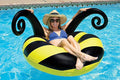 Yellow/Black 48 Inch Inflatable Swimming Pool Float L168