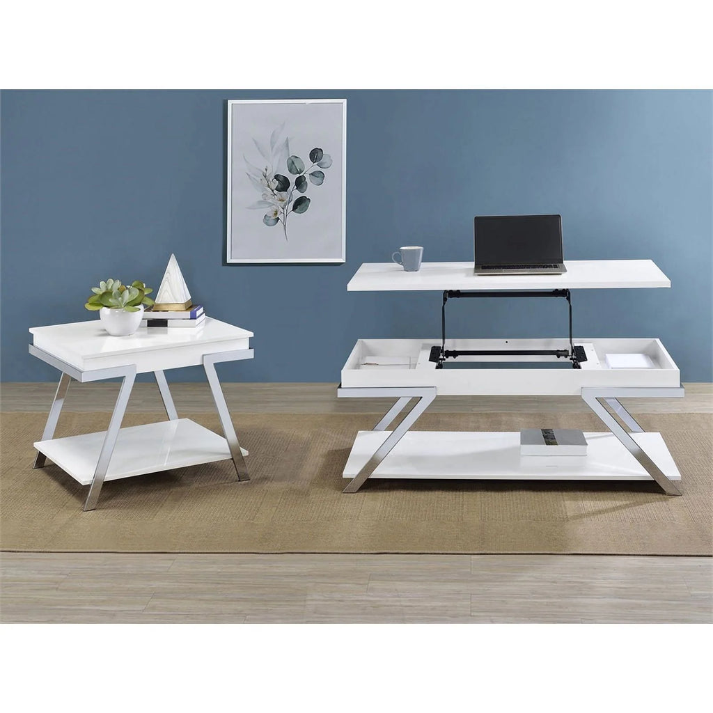 Contemporary Wood Lift Top Coffee Table O3353