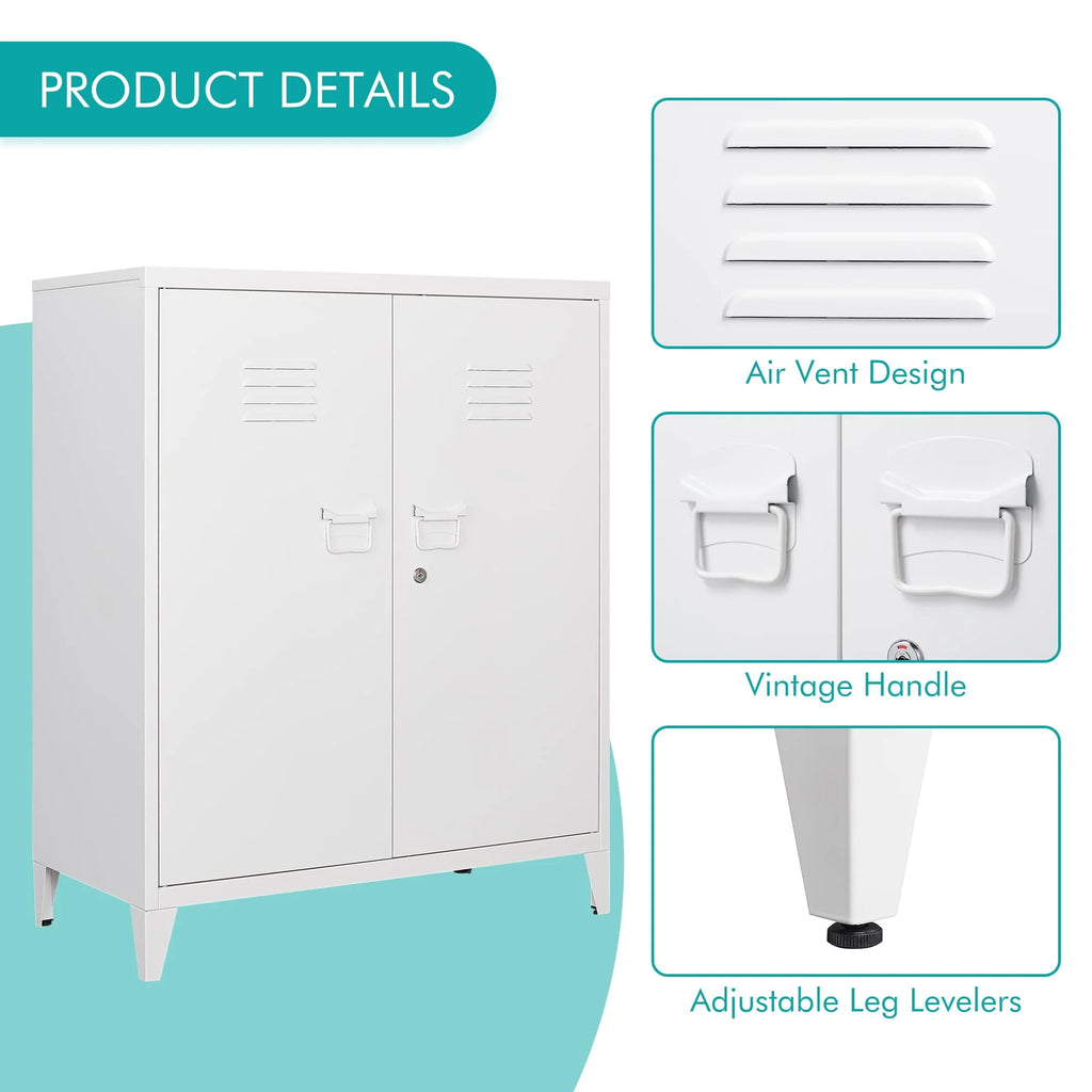 Metal Locker with 2 Doors G29004
