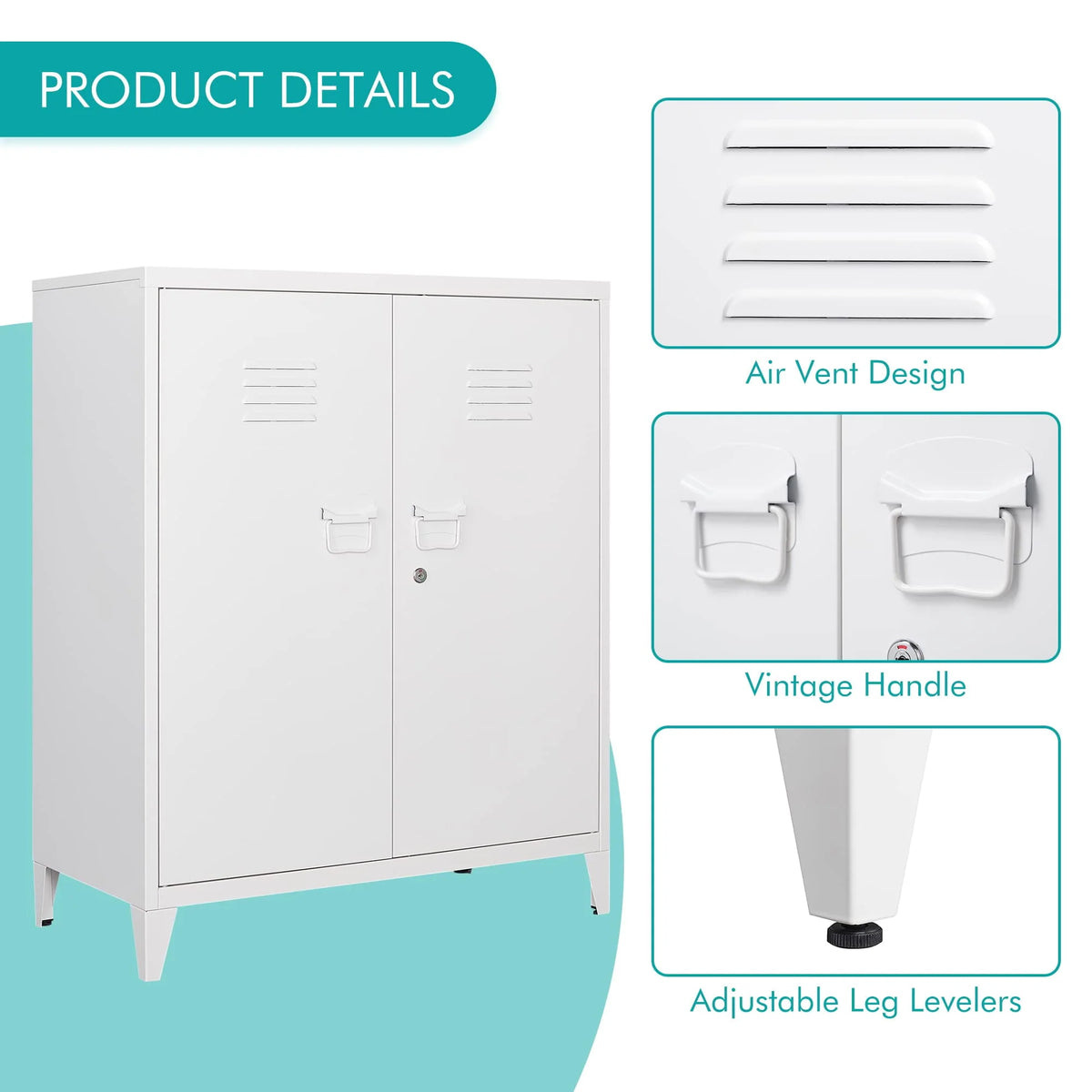 Metal Locker with 2 Doors G29004