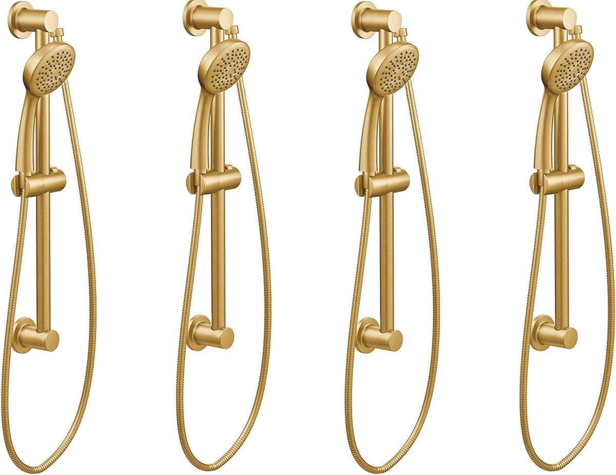 Chrome Handheld Shower with 24-Inch Slide Bar and 59-Inch Hose Z993