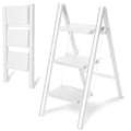 2 Step Folding Steel Step Ladder 330 Lbs Black C77676