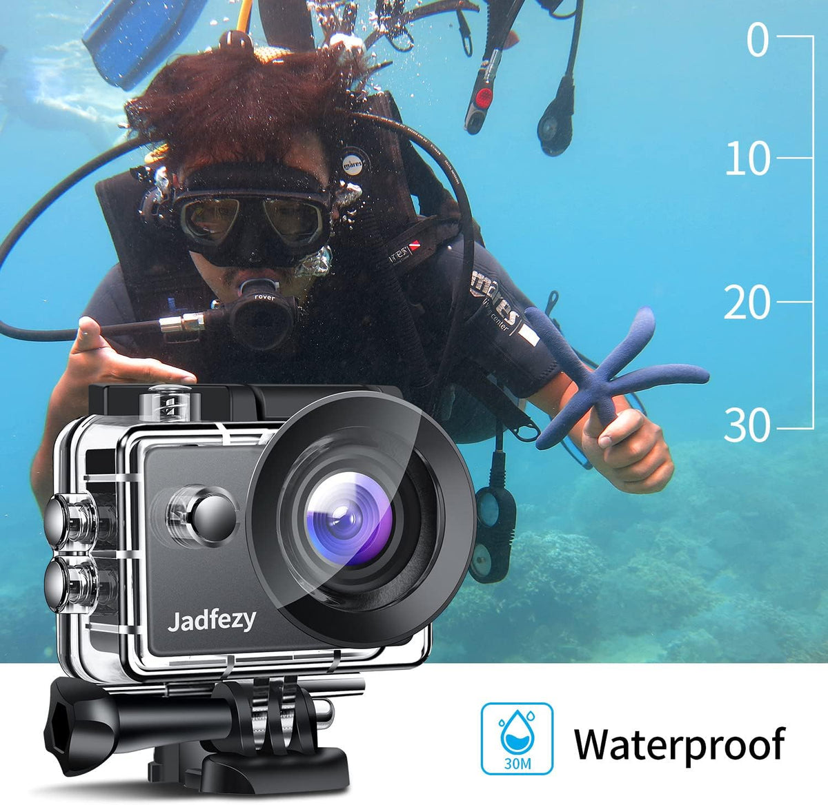 4K 60FPS Sports Camera with EIS Anti-Shake and 8X Zoom K3568