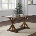 Dark Brown Modern Farmhouse Dining Table H944643