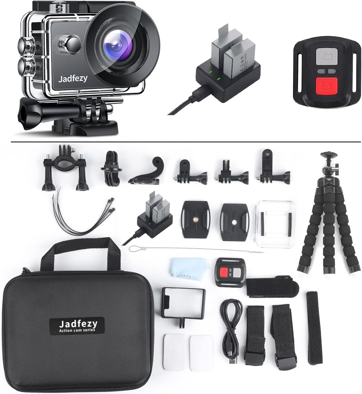 4K 60FPS Sports Camera with EIS Anti-Shake and 8X Zoom K3568