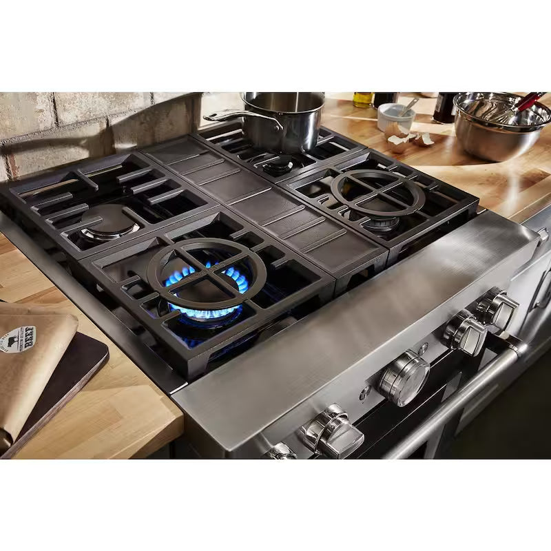 4 Burner Dual Fuel Freestanding Smart Range L4806