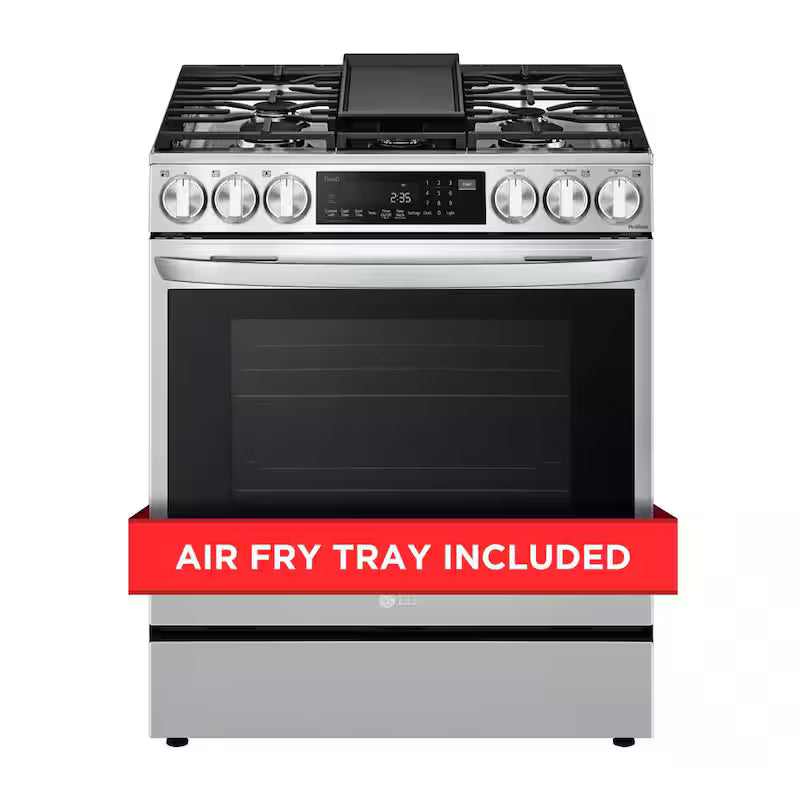 6.3 cu. ft. Slide-in Gas Range with Air Fry in Stainless Steel L2415