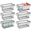 Stackable Metal Food Storage Basket with Handles R19761