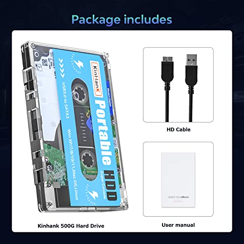 500G Portable Game Drive with 110,000+ Games T962