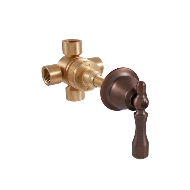 Traditional Three Way In-Wall Shower Diverter Oil Rubbed Bronze E222609