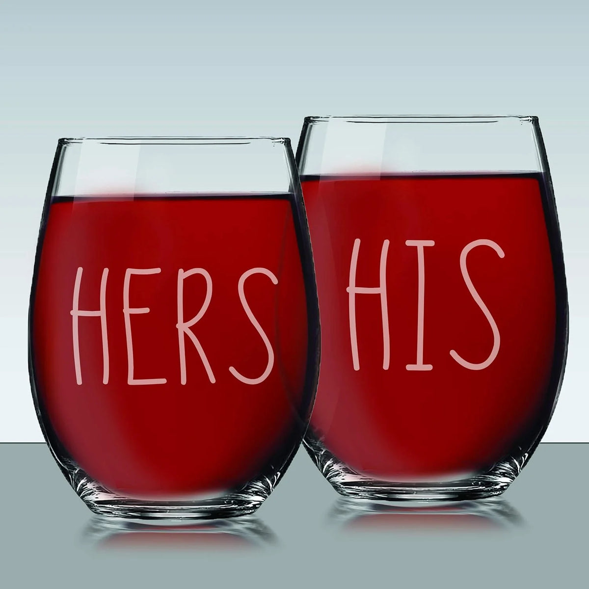 Stemless Wine Glasses Set Of 2 P428