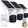 3 Camera Set Solar Security Camera System with Base Station L636