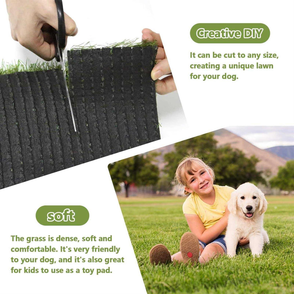 39.4 x 31.5 Inches Washable Artificial Grass Rug V406