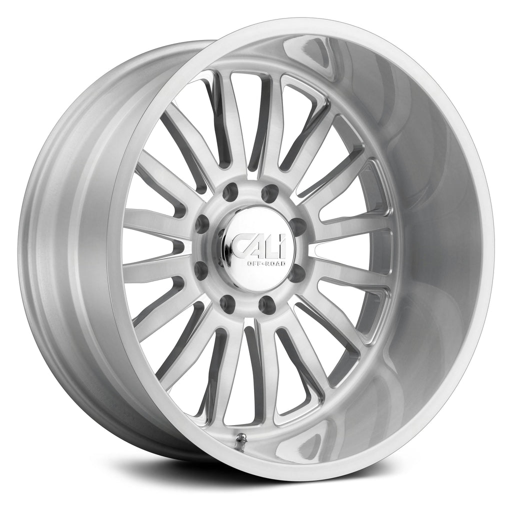 20x10 5x127 -25mm Brushed Clear Gloss Wheel U194166
