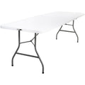 8'X30" Rhinolite Plastic Half Folding Banquet Table U714