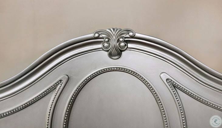Silver Gray Twin Panel Bed T714