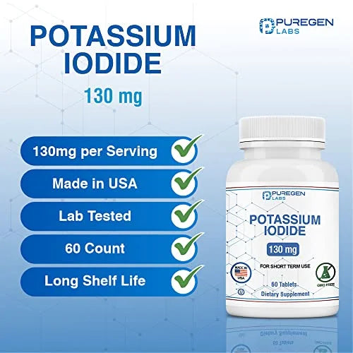 Potassium Iodide 130 mg Tablets 5 Pack L1248