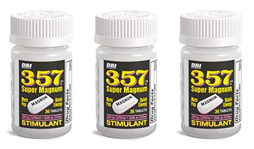 Stimulant with 200 Milligrams of Caffeine, Pack of 3 D23961