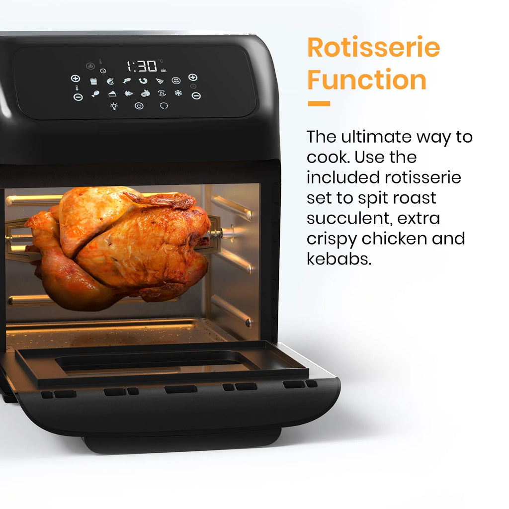 12.7 Quarts Large Air Fryer Toaster Oven with 19 Accessories X622744