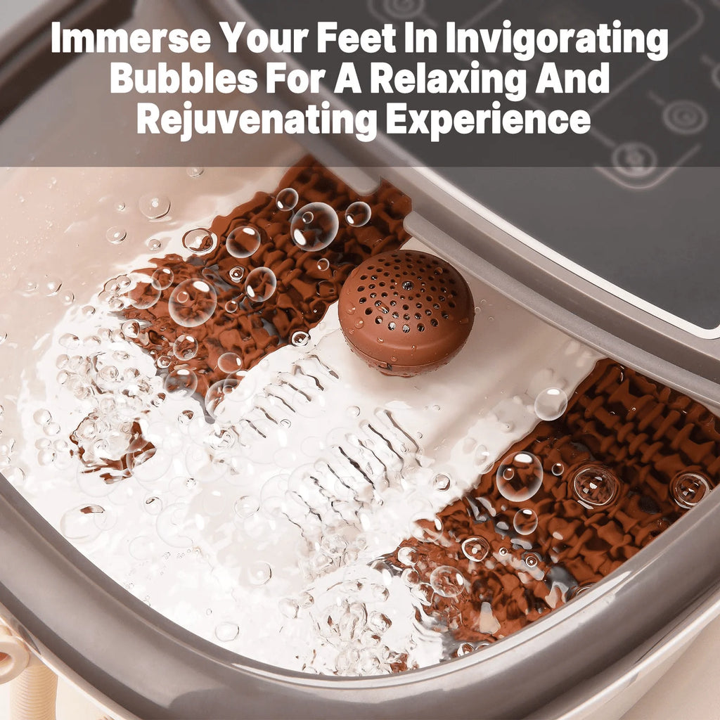 Foot Spa Bath Massager with Heat Bubbles Massage & Jets A486