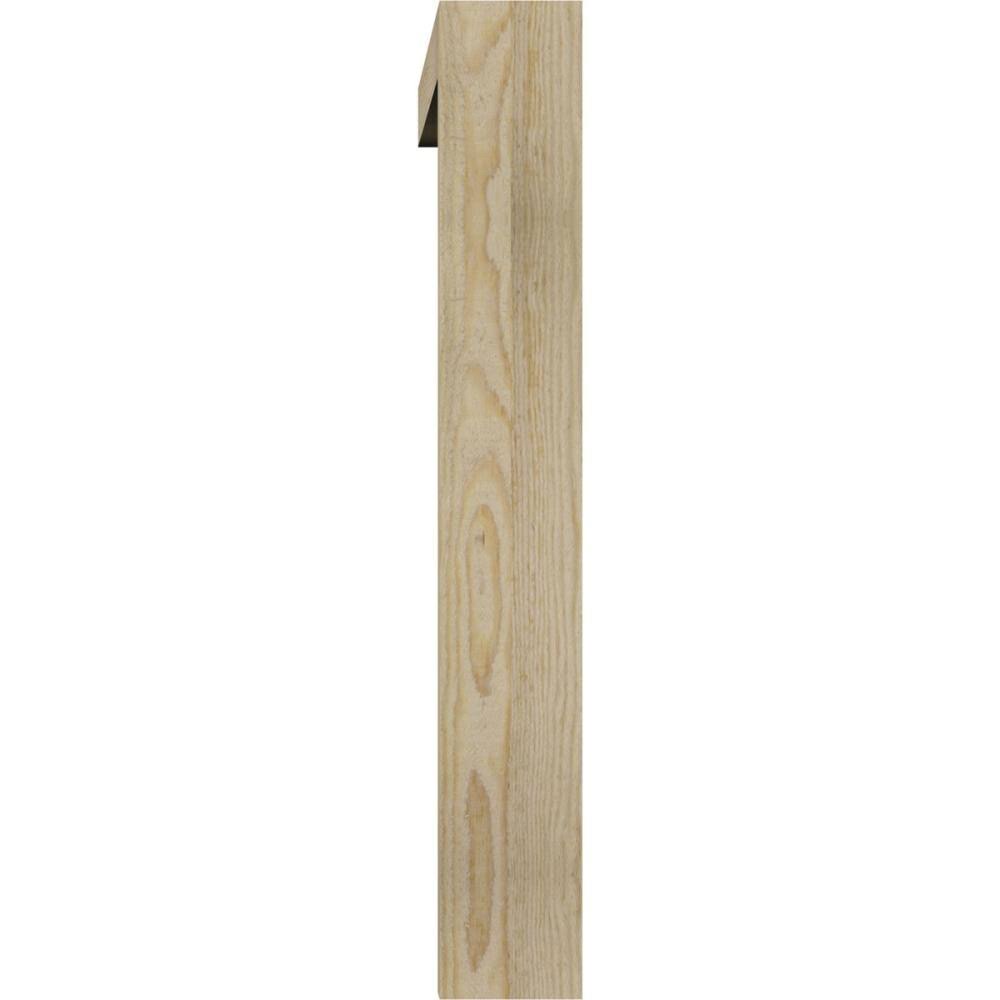 Thorton Block Rough Sawn Bracket with Offset Brace, Douglas Fir S8963