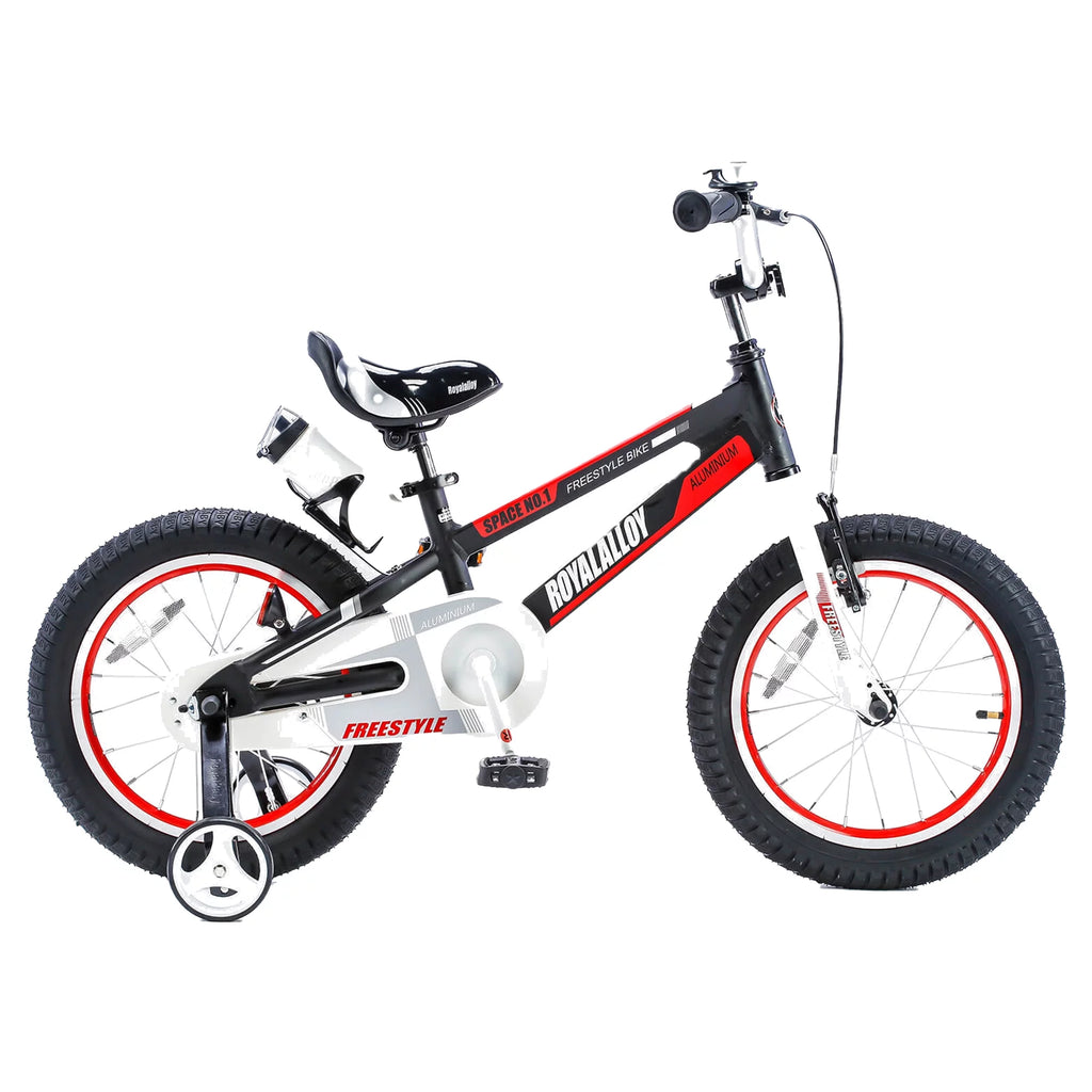 Red Kids Bike with Training Wheels Y4017