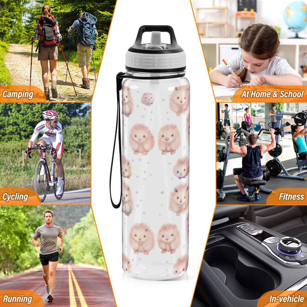 32oz Tritan Clear Water Bottle with Straw K857