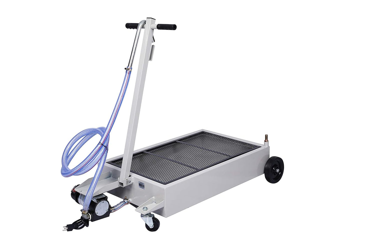 15-Gallon Oil Drain Pan with Hand Pump V52988