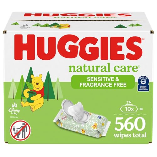 Unscented Hypoallergenic Baby Wipes, 768 Wipes Total N164
