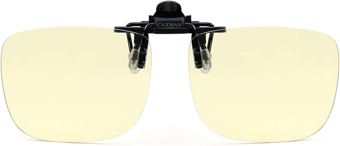 Blue Light Blocking Clip on Glasses Oversized Large Size Flip Up F63039