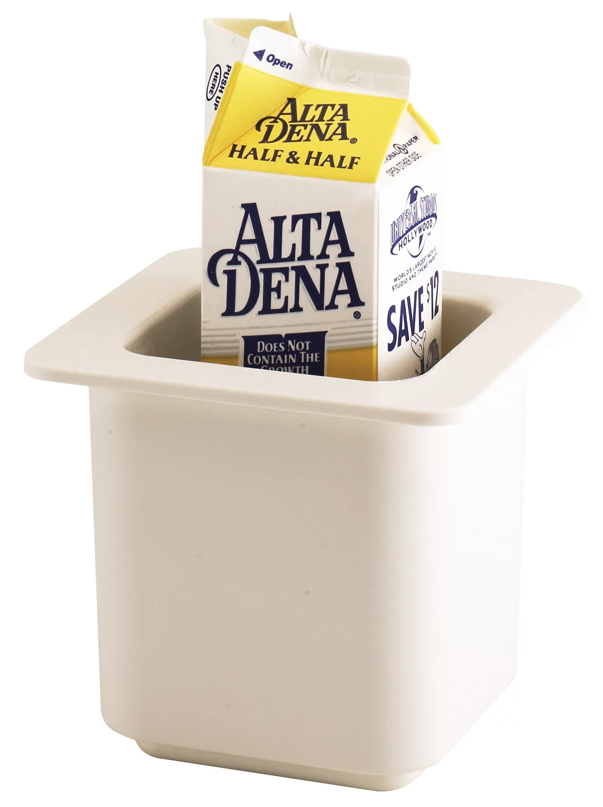 Food Pan 1/6 X 6" White Y6754