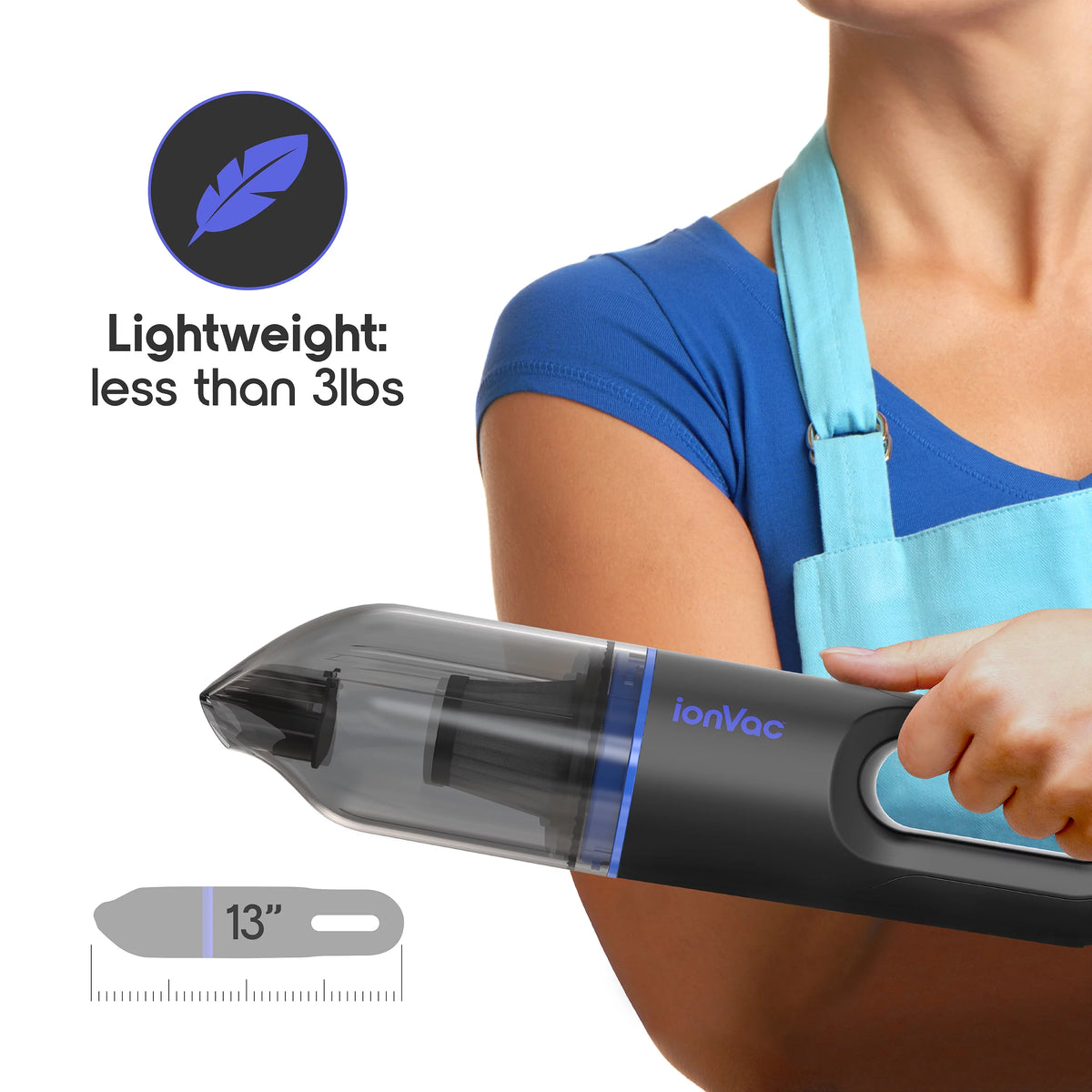Lightweight Handheld Cordless Vacuum Cleaner L8126