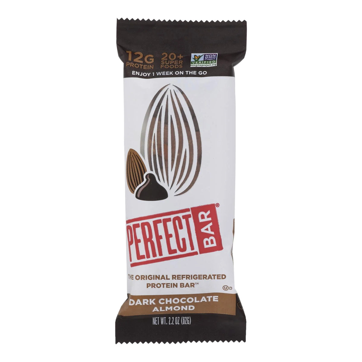 Dark Chocolate Almond Bar Case of 8 J479