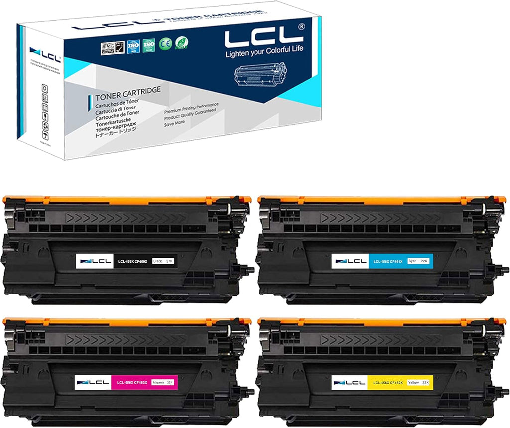 4-Pack Black Cyan Magenta Yellow Toner Cartridge E9566