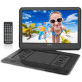15.6 inch Portable DVD Player with Games Function, USB / SD Slot (Black) E530993