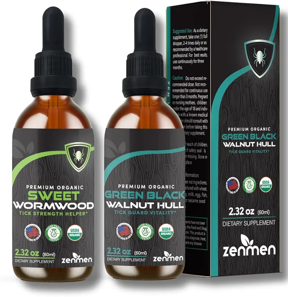 Black Walnut Wormwood Complex Liquid Extract 60 Days Supply Z9929