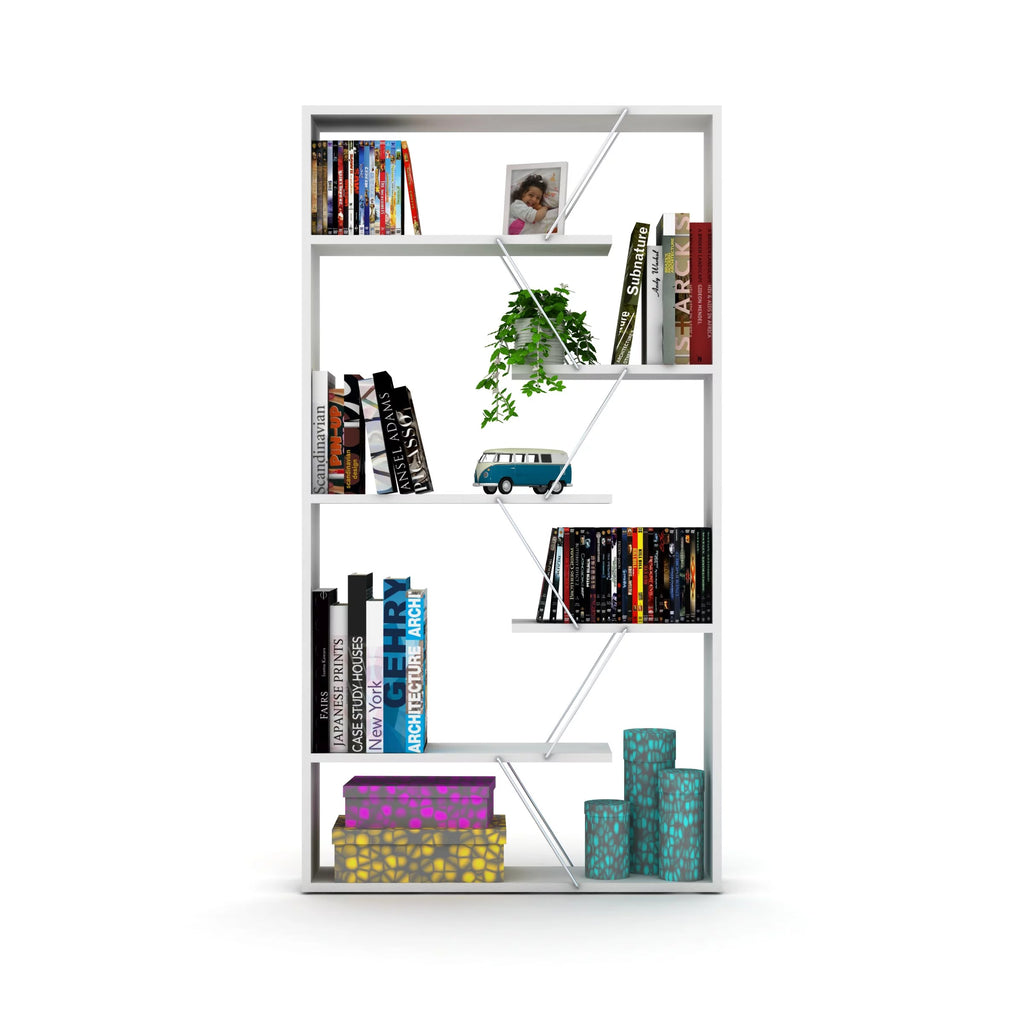 5 Tier Modern Bookshelf A540