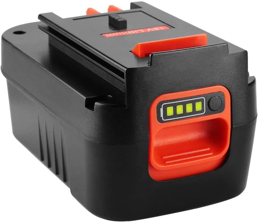 2 Pack 4.0Ah Lithium Battery for Black and Decker 18V Firestorm Battery, Charger Included J536482