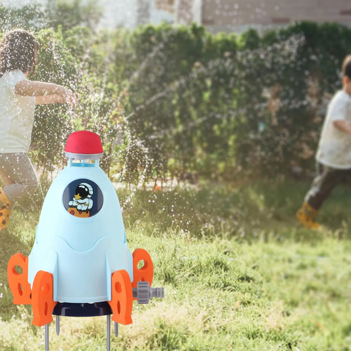 Water Spray Rocket Outdoor Sprinkler Toy J3409