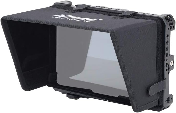 Cage with Sunhood Built-in NATO Rails for Monitor U3686