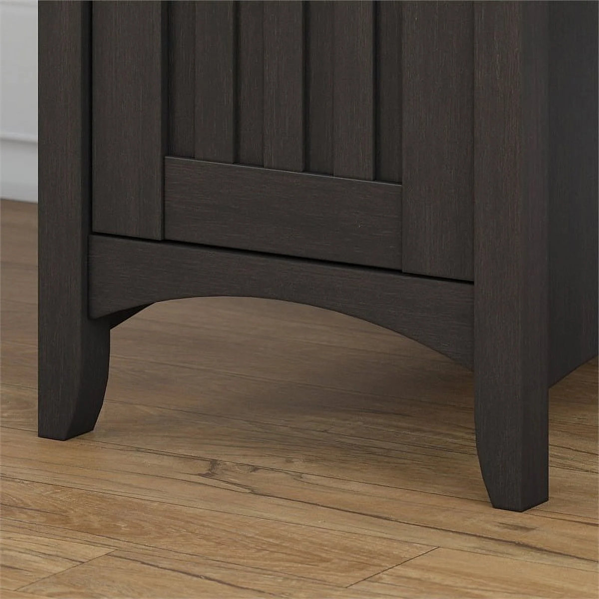 60" Wood L Shaped Desk with Hutch N691026