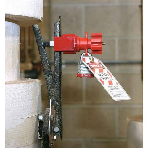 Keyed Padlock, 1-5/16x22w, pk6 E360