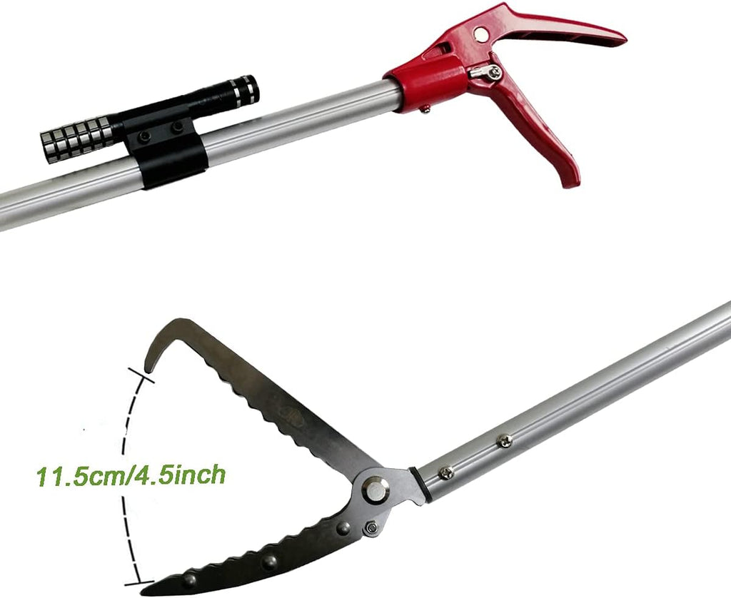 60 Inch Snake Tongs Reptile Grabber Catcher Wide Jaw Handling Tool Heavy Duty Pack of 2 P464