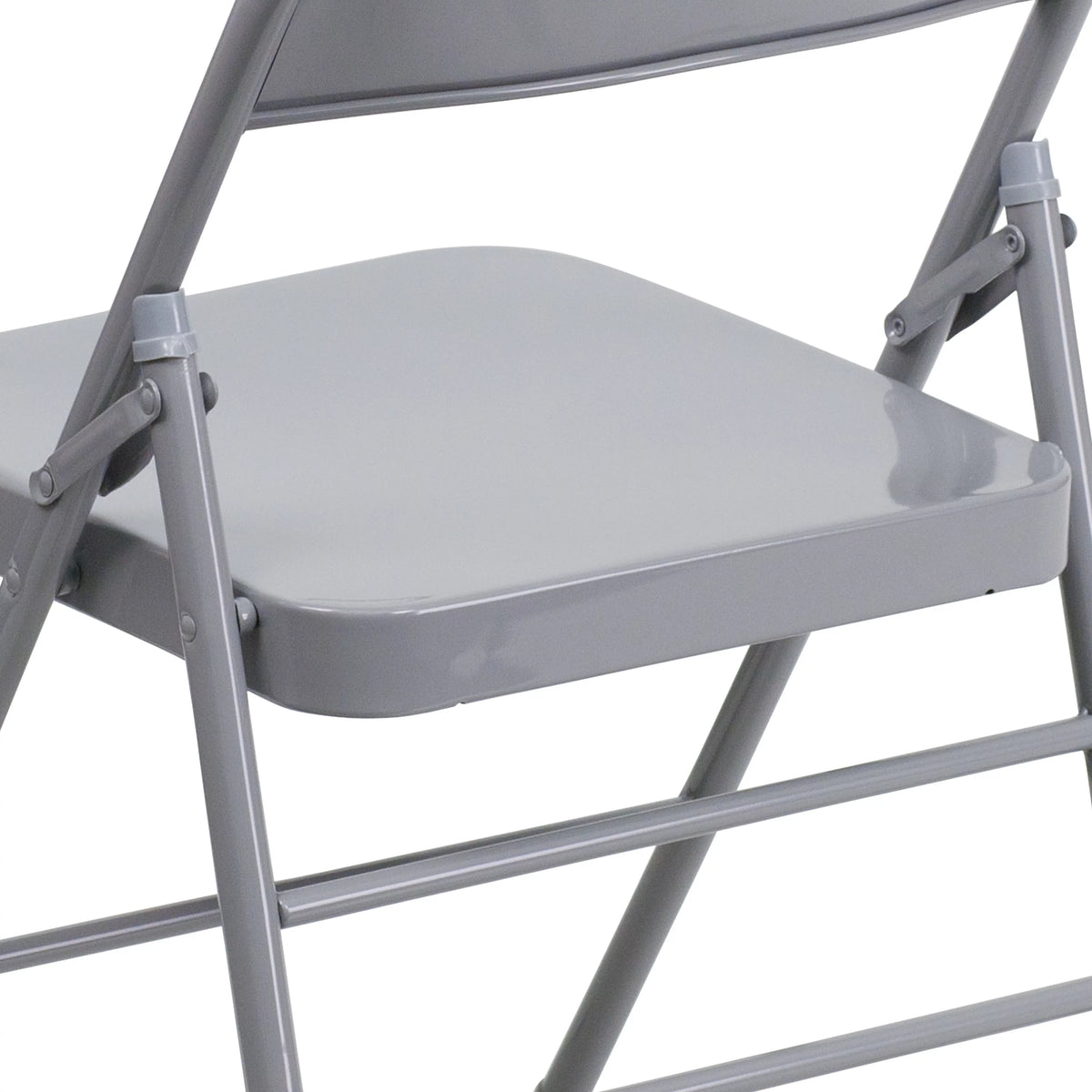 Gray Metal Folding Chair U820