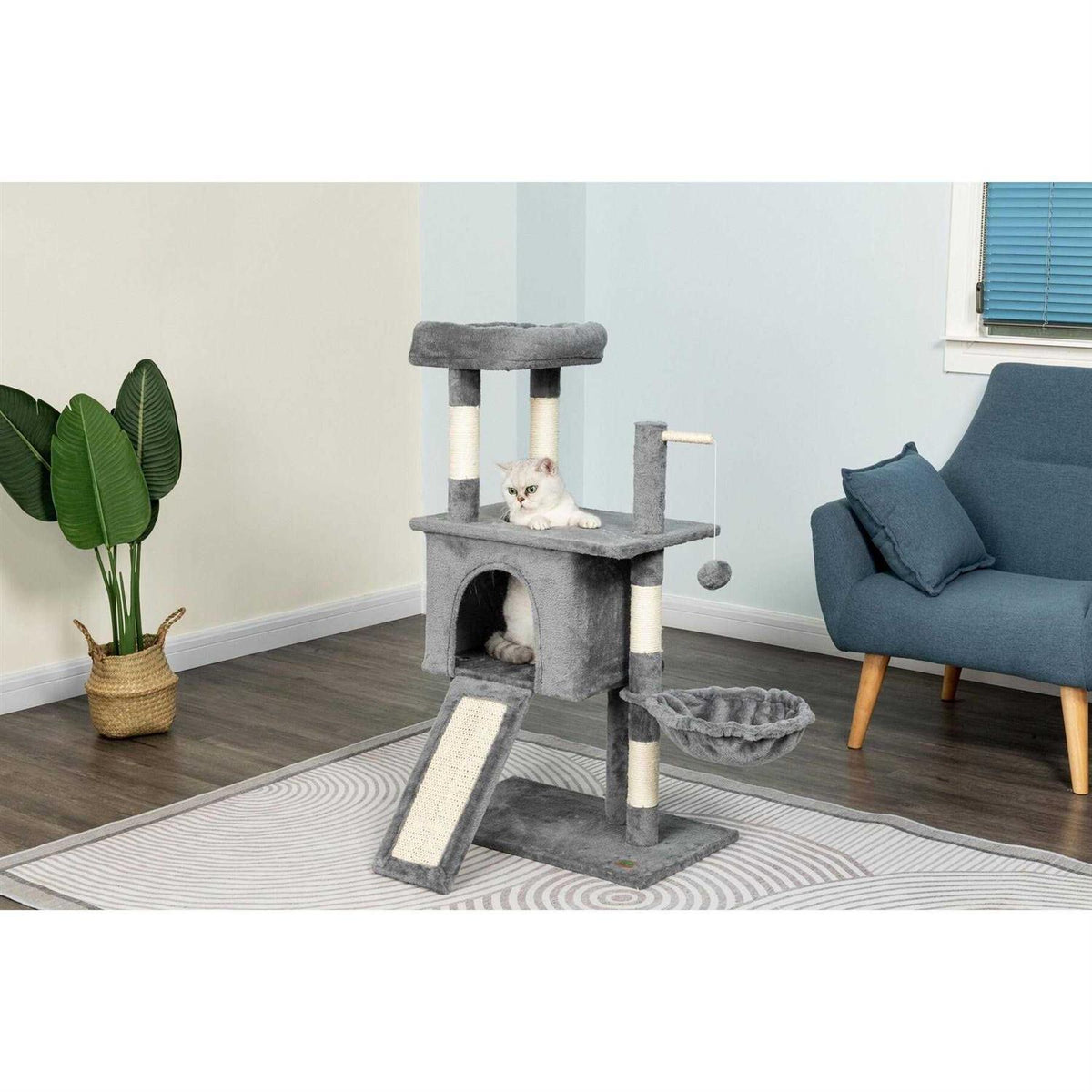 38in Three Level Cat Tree Tower E927545