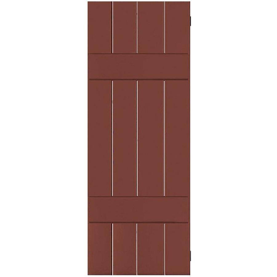 15 x 22 x 60 Western Red Cedar Board-n-Batten Shutters (Per Pair) W79153