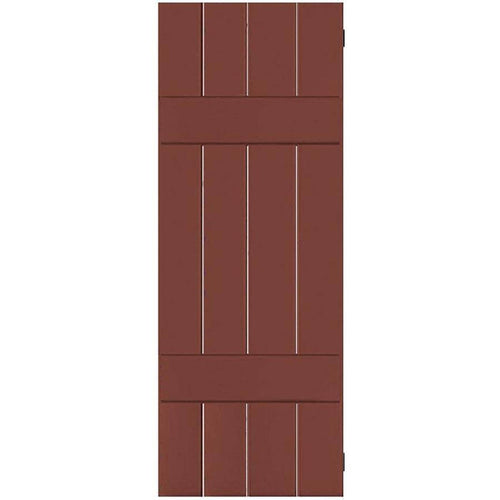 15 x 22 x 60 Western Red Cedar Board-n-Batten Shutters (Per Pair) W79153