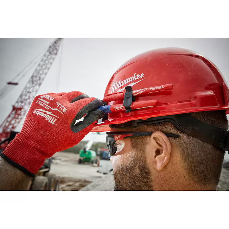 Red Type 1 Class E Front Brim Non-Vented Hard Hat 5-Pack O99546